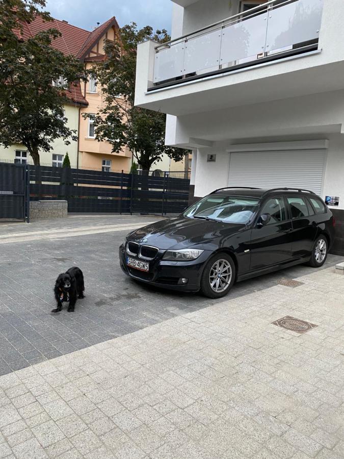Апартаменты Apartament Przy Parku Z Duzym Tarasem ,Prywatny Parking Свиноуйсьце Экстерьер фото